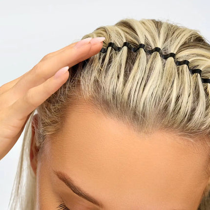 Brushworks Flexi Zig Zag Headbands Set