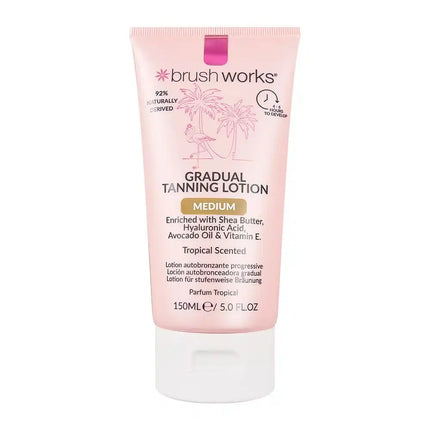 Brushworks Gradual Tanning Lotion Medium