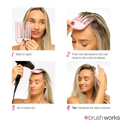 Brushworks Volumising Hair Clips Set