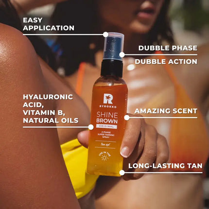 ByRokko Shine Brown Two-Phase Super Tanning Spray