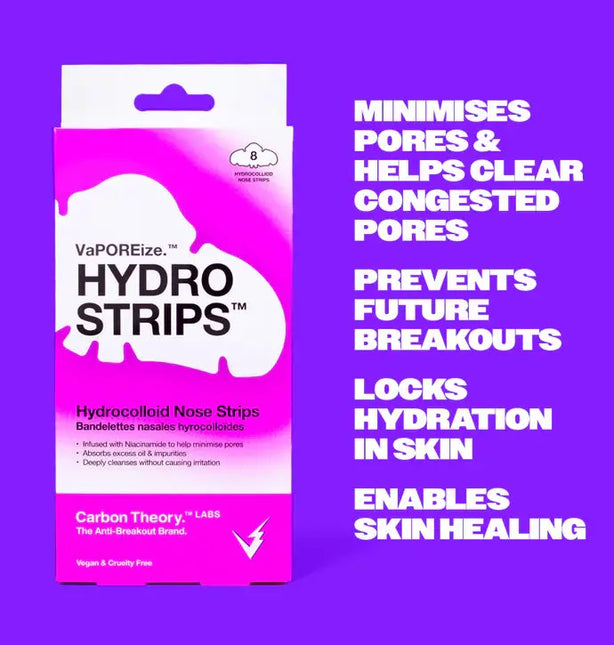 Carbon Theory VaPOREise Niacinamide Hydro Strips