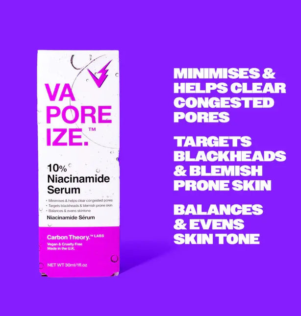 Carbon Theory VaPOREize 10% Niacinamide Serum