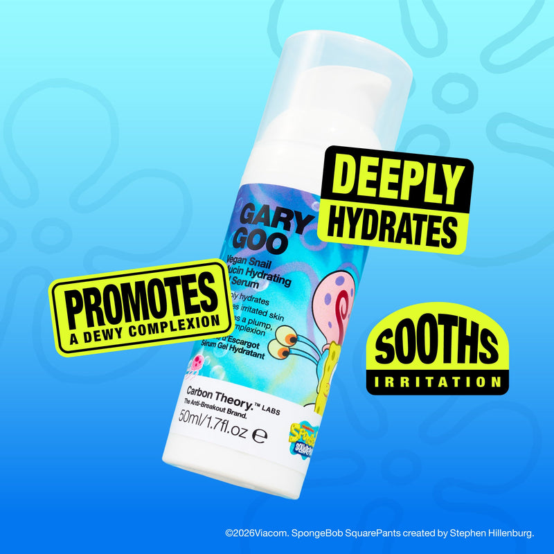 Carbon Theory X Spongebob Squarepants Gary’s Goo Snail Mucin Hydrating Gel Serum 3