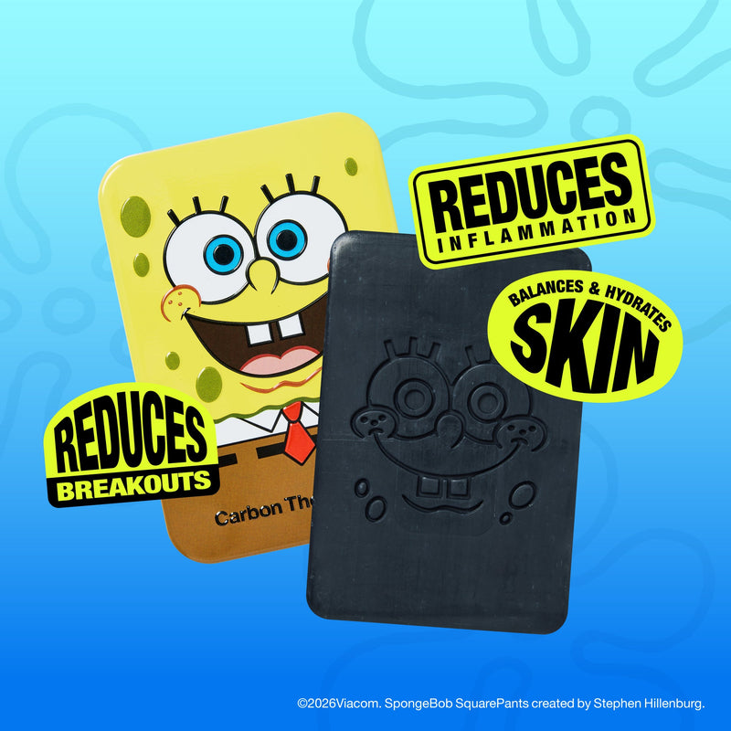 Carbon Theory X Spongebob Squarepants Limited Edition Patrick’s Home Anti Breakout Facial Cleansing Bar + Travel Tin 3