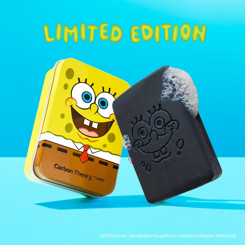 Carbon Theory X Spongebob Squarepants Limited Edition Patrick’s Home Anti Breakout Facial Cleansing Bar + Travel Tin 4