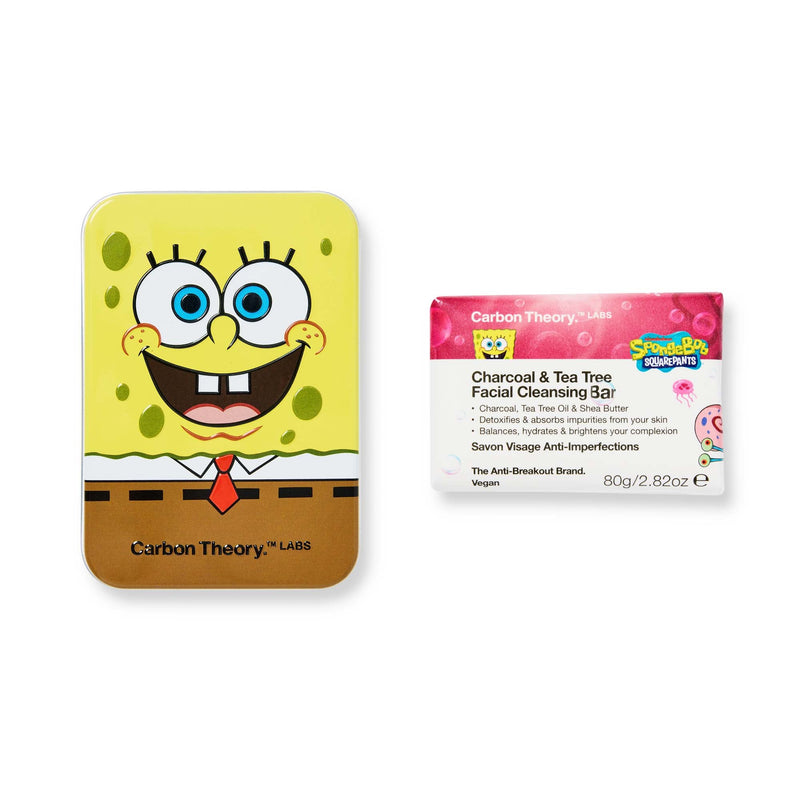 Carbon Theory X Spongebob Squarepants Limited Edition Patrick’s Home Anti Breakout Facial Cleansing Bar + Travel Tin 5