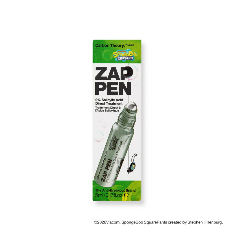 Carbon Theory X Spongebob Squarepants Limited Edition Plankton’s Pen Zap Pen 2% Salicylic Acid Direct Treatment 6