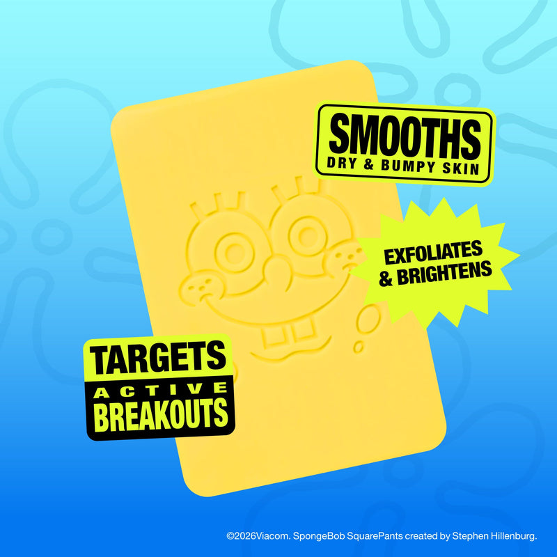 Carbon Theory X Spongebob Squarepants Spongebob’s Squarebar Pineapple Enzyme Facial Cleansing Bar 3