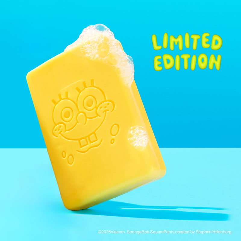 Carbon Theory X Spongebob Squarepants Spongebob’s Squarebar Pineapple Enzyme Facial Cleansing Bar 4