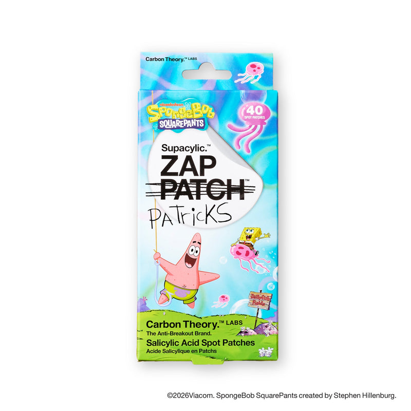 Carbon Theory X Spongebob Squarepants Zap Patricks Hydrocolloid Spot Patches 40 Pack 1
