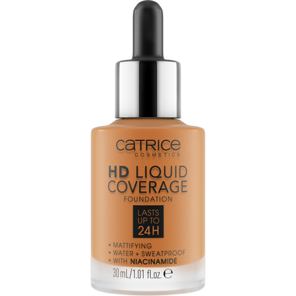 Catrice HD Liquid Coverage Foundation 082 Warm Caramel