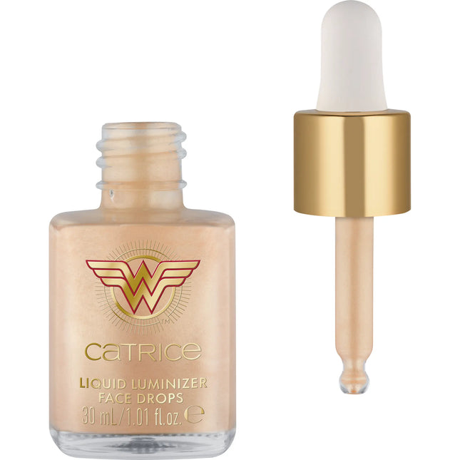 Catrice Wonder Woman Liquid Luminizer Face Drops