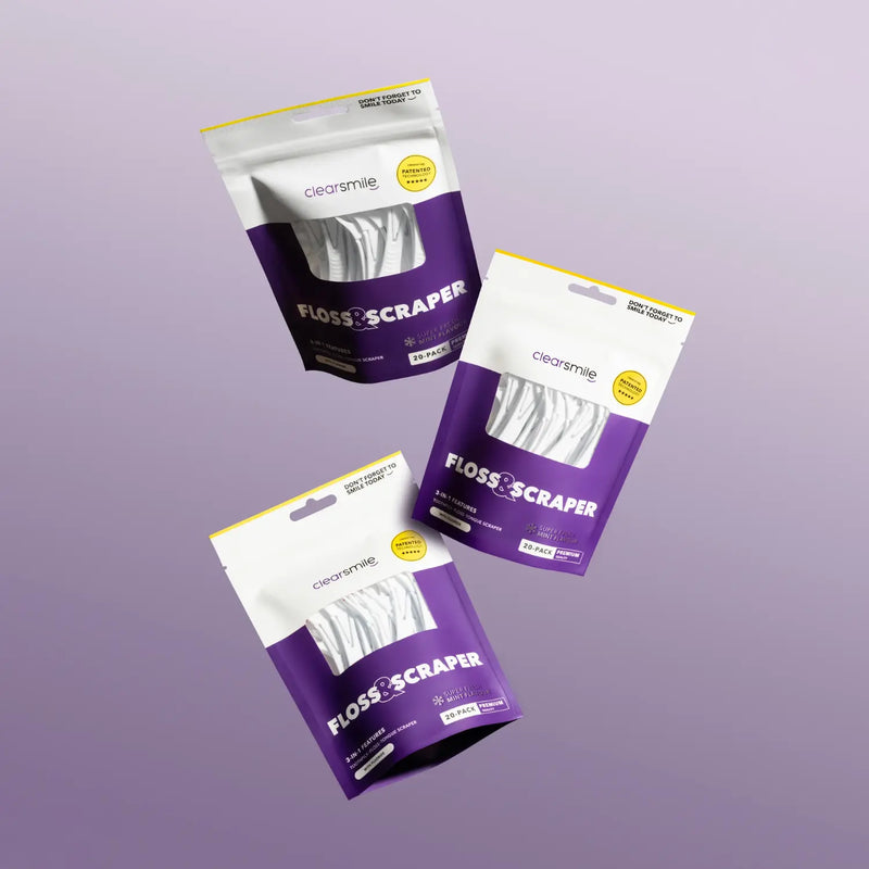 Clearsmile 3-in-1 Floss & Scraper