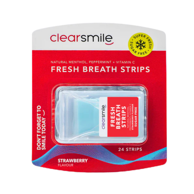 Clearsmile Breath Strips Strawberry