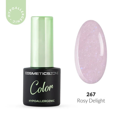 Cosmetics Zone Hypoallergenic Hybrid UV/LED Gel Polish Rosy Delight 267