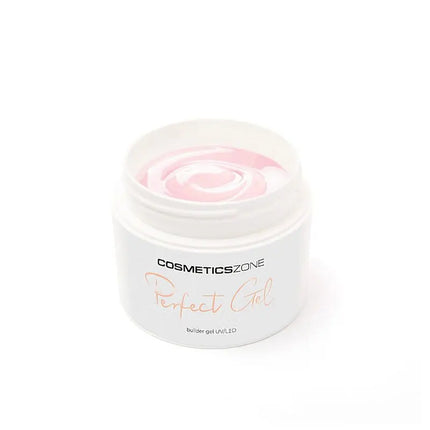 Cosmetics Zone Hypoallergenic UV/LED Builder Gel White Pink