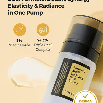 COSRX Advanced Snail Radiance Dual Essence