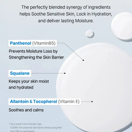 COSRX The Ceramide Skin Barrier Moisturizing Mist