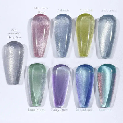 Crisania Neri Sea x Sky Magnetic Cat Eye Gel Polish Deep Sea
