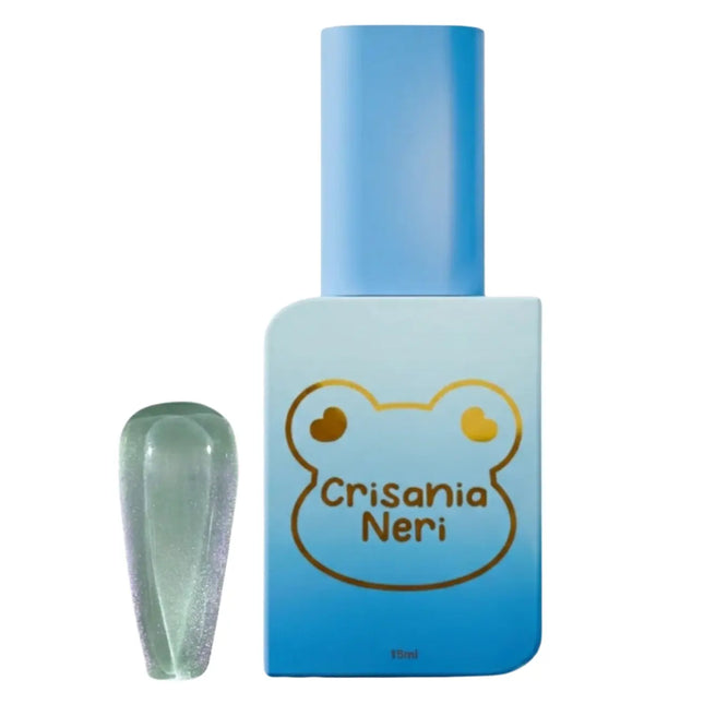 Crisania Neri Sea x Sky Magnetic Cat Eye Gel Polish Luna Moth