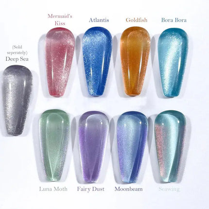 Crisania Neri Sea x Sky Magnetic Cat Eye Gel Polish Seawing