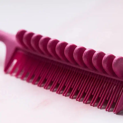 Curl Bites Curl Clump Precision Comb Pink