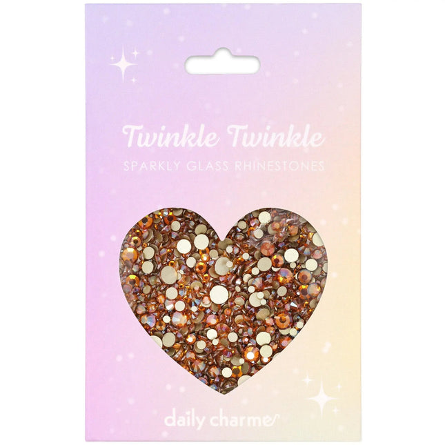 Daily Charme Twinkle Twinkle Rhinestone Amber Glow
