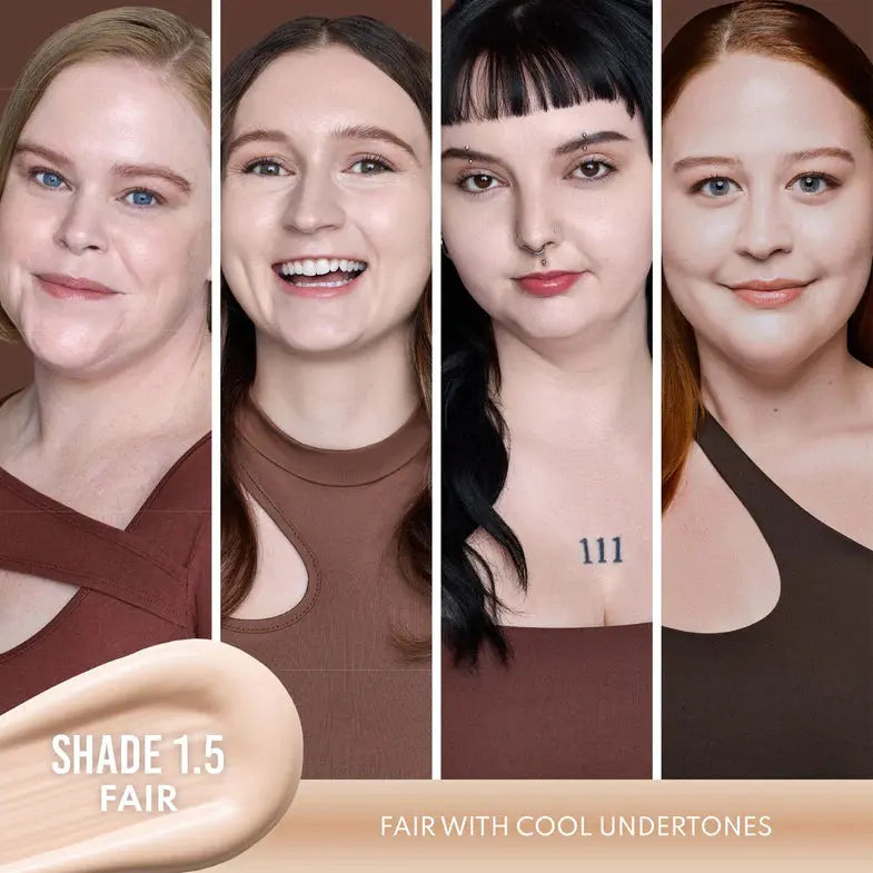 Danessa Myricks Beauty Yummy Skin Serum Skin Tint 1.5, serum skin tint met lichte dekking, foto 3 van 6