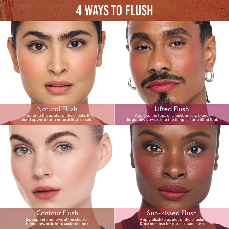 Danessa Myricks Beauty Yummy Skin Blurring Balm Powder Flushed Rose N Brunch
