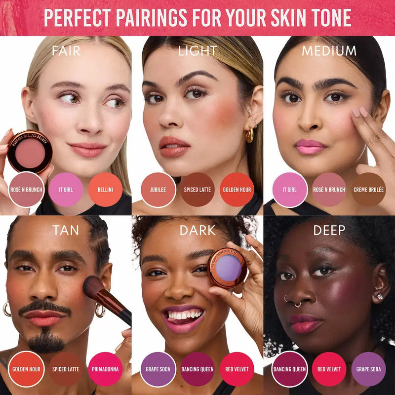 Danessa Myricks Beauty Yummy Skin Blurring Balm Powder Flushed Spiced Latte
