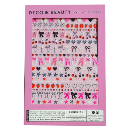 Deco Beauty Nail Art Stickers Coquette