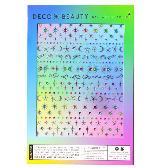 Deco Beauty Nail Art Stickers Sparkle