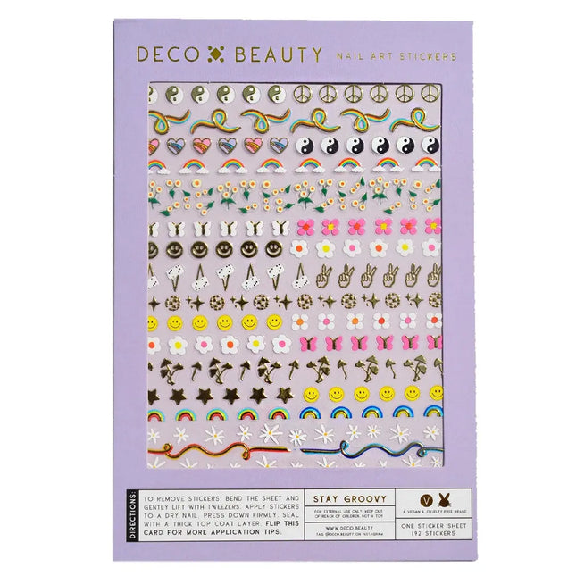 Deco Beauty Nail Art Stickers Stay Groovy