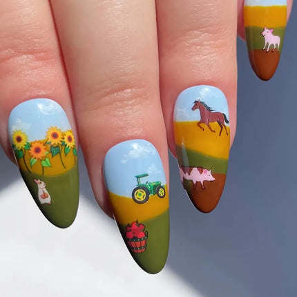 Deco Beauty Nail Art Stickers Sunflower Farm