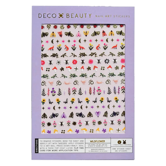 Deco Beauty Nail Art Stickers Wildflower