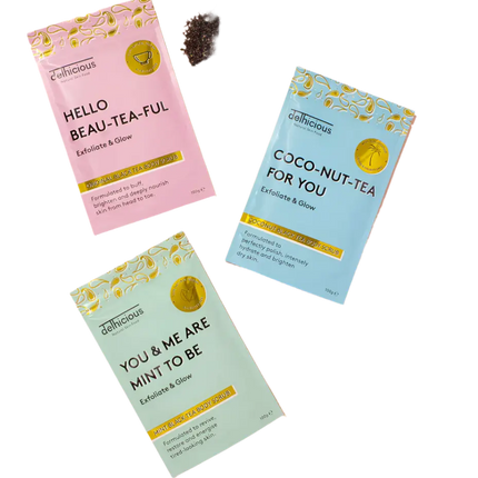 Delhicious Coconut Black Tea Body Scrub