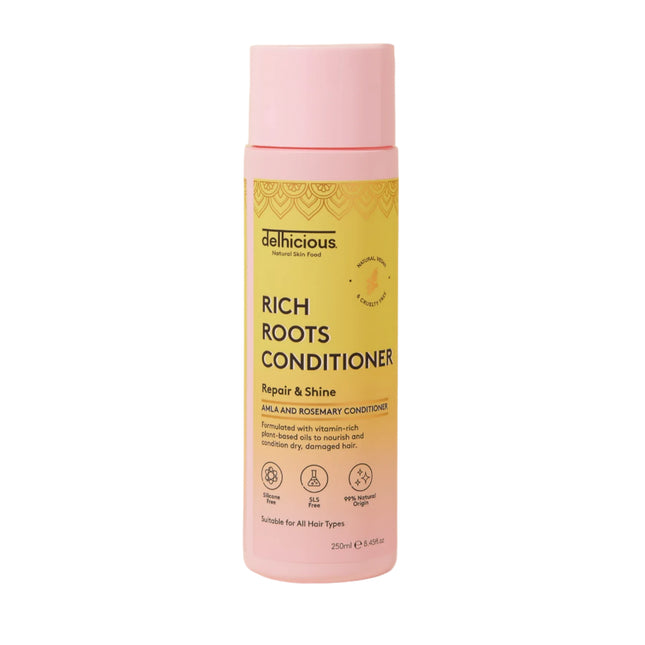 Delhicious Rich Roots Repair & Shine Conditioner Amla & Rosemary