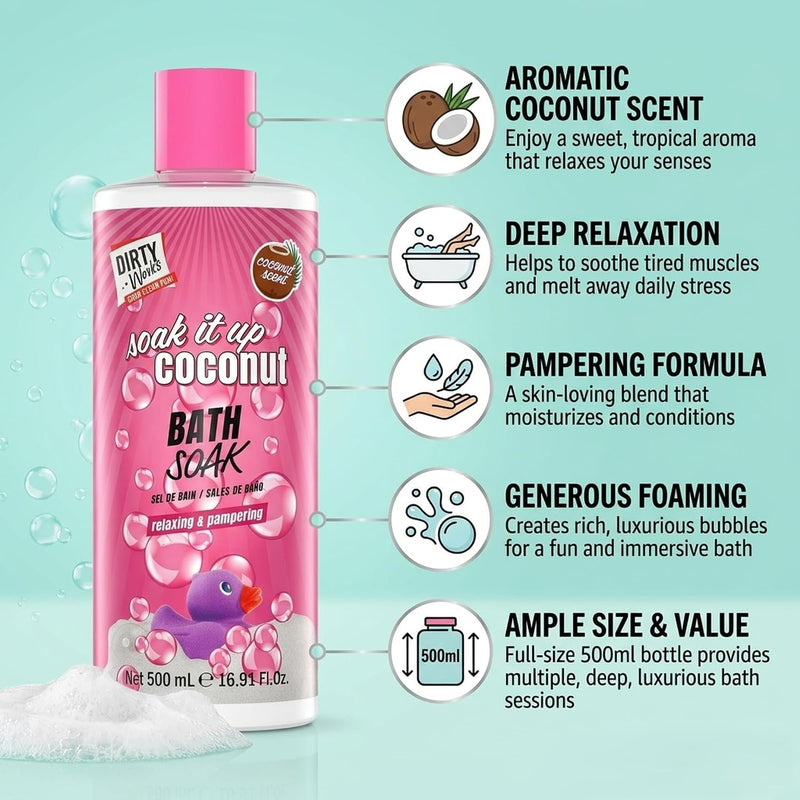 Dirty Works Soak It Up Coconut Bath Soak 2