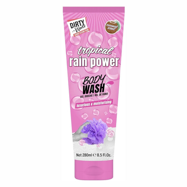 Dirty Works Tropical Rain Power Coconut Body Wash