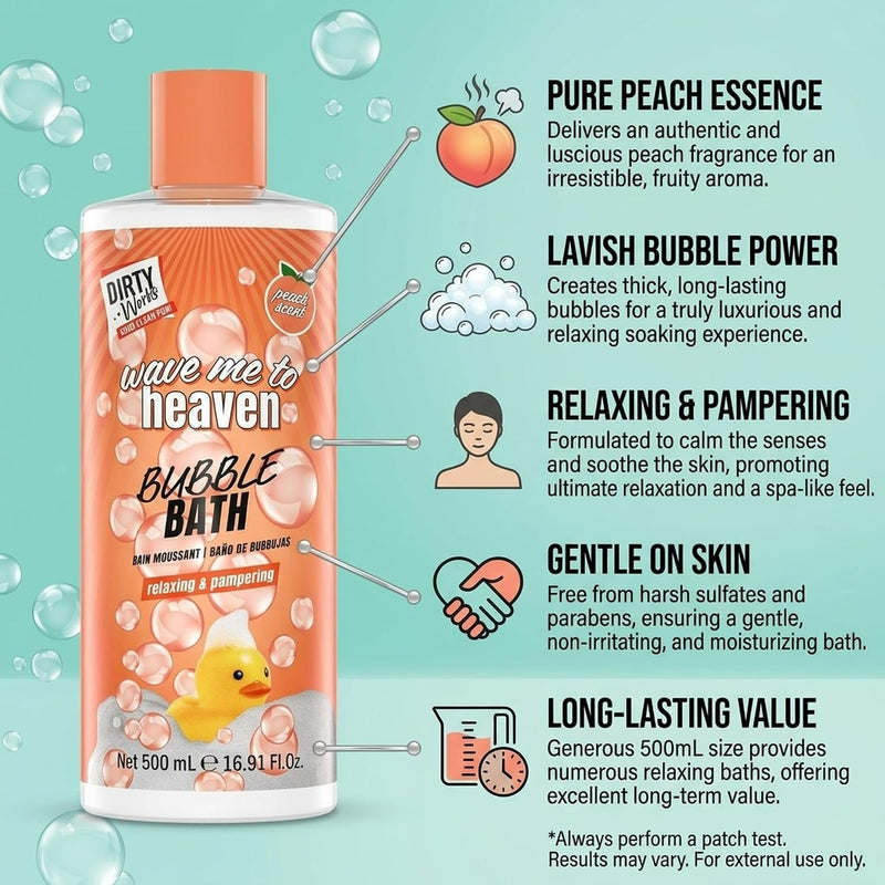 Dirty Works Wave Me To Heaven Bubble Bath 2