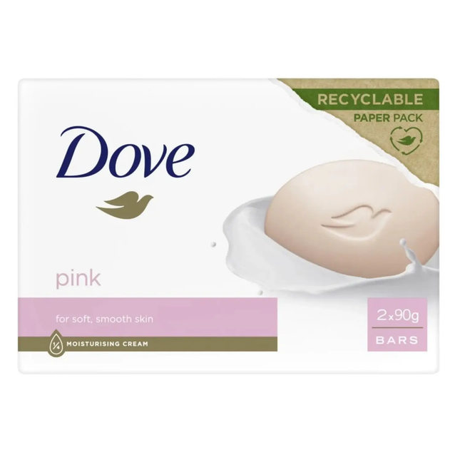 Dove Pink Beauty Cream Bar 2-Pack