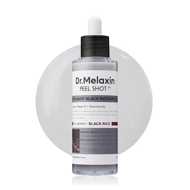 Dr. Melaxin Peel Shot Exfoliant Black Rice Ampoule