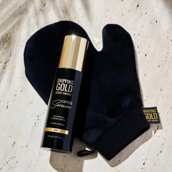 GRATIS tanning mitt (t.w.v. €7,95)
