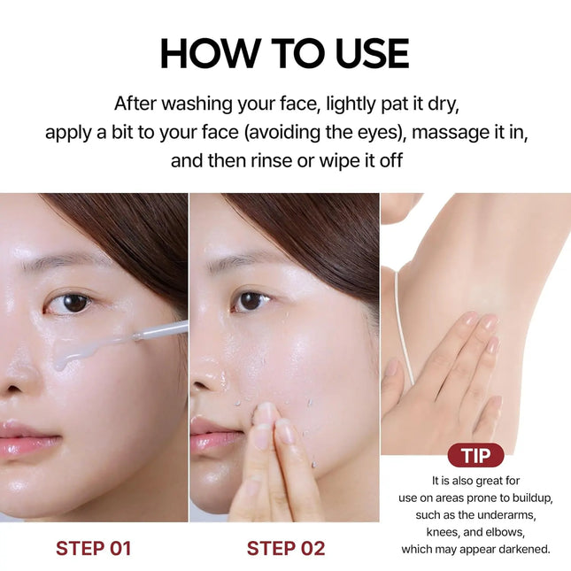 Dr.Melaxin Peel Shot Exfoliant Black Rice Ampoule