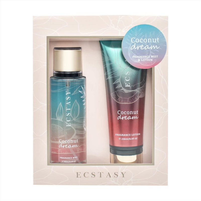 Ecstasy Gift Set Coconut Dream Creme + Mist