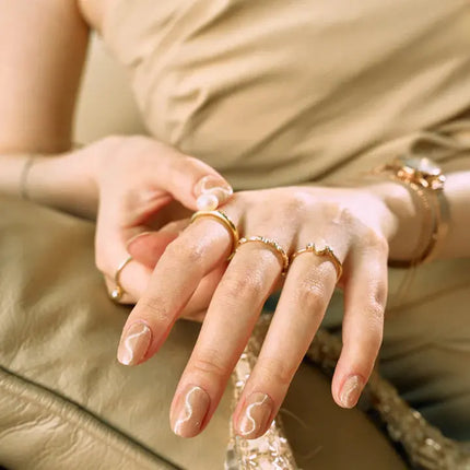 Edgeu Nail Strips Wave Pink Magnet