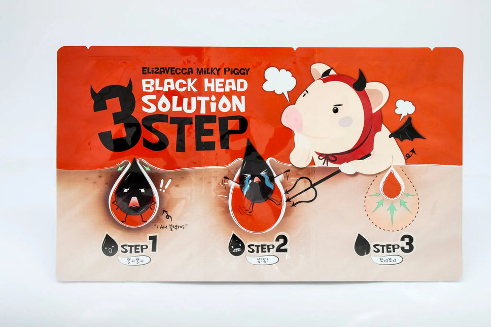 Elizavecca Milky Piggy Black Head 3 Step Solution