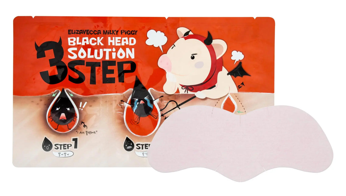 Elizavecca Milky Piggy Black Head 3 Step Solution