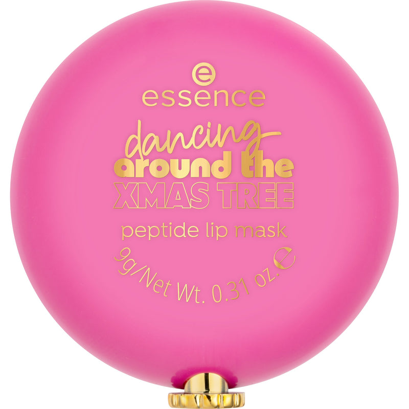 Essence Dancing Around the Xmas Tree Peptide Lip Mask 01 Sugarplum Slow Dance, een hydraterend lipmasker met glans