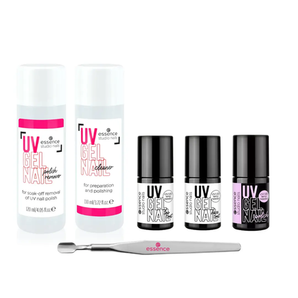Essence Essence Starter Set Studio Nails UV Gel Polish with Lamp